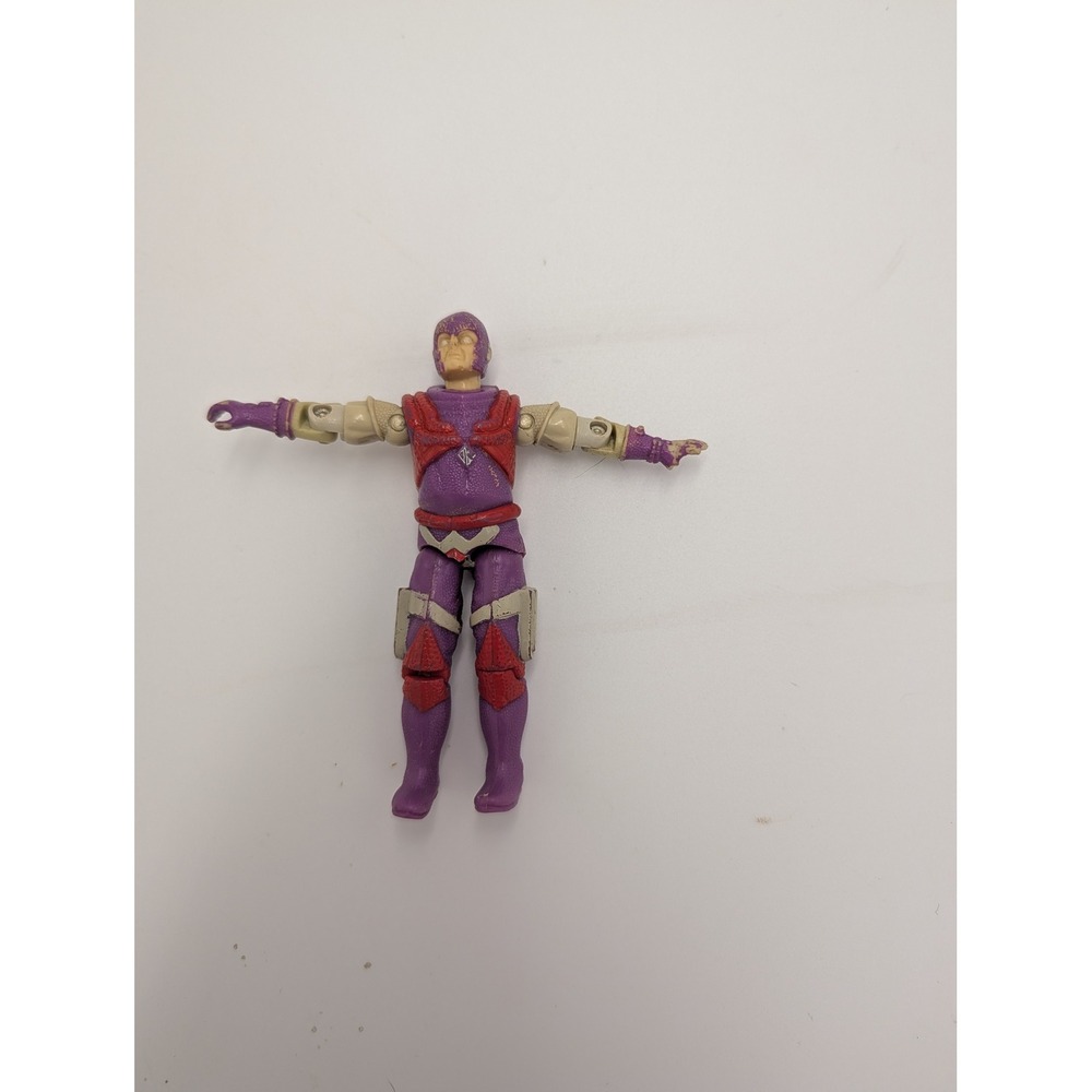 Vintage GI Joe Action Figure Purple Red 3.5 Inch Star Viper 1988 Loose Figure